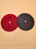 DIAMOND TOOLING - REFINE TOOL - 7" SEMI METAL POLISHING PAD (VELCRO BACKED)