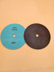 DIAMOND TOOLING - REFINE TOOL - 7" SEMI METAL POLISHING PAD (VELCRO BACKED)