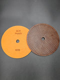 DIAMOND TOOLING - REFINE TOOL - 7" SEMI METAL POLISHING PAD (VELCRO BACKED)