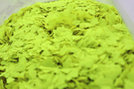 FLUORESCENT LIME GREEN FLAKES