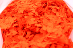 FLUORESCENT ORANGE FLAKES