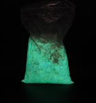 DARK GREEN GLOW IN THE DARK FLAKES