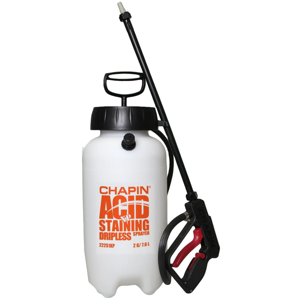 CHAPIN INDUSTRIAL DRIPLESS ACID STAINING SPRAYER - 2 GALLON