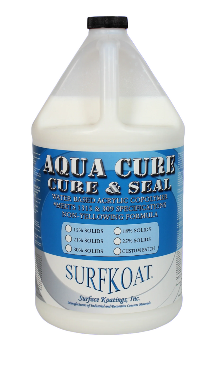 AQUA CURE 30 - WATER-BASED CURE & SEAL – BC Decorative Concrete Supply