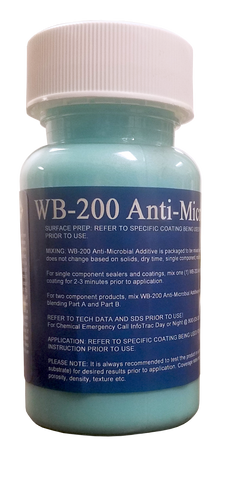 WB-200 ANTI-MICROBIAL (WATER BASED ADDITIVE)